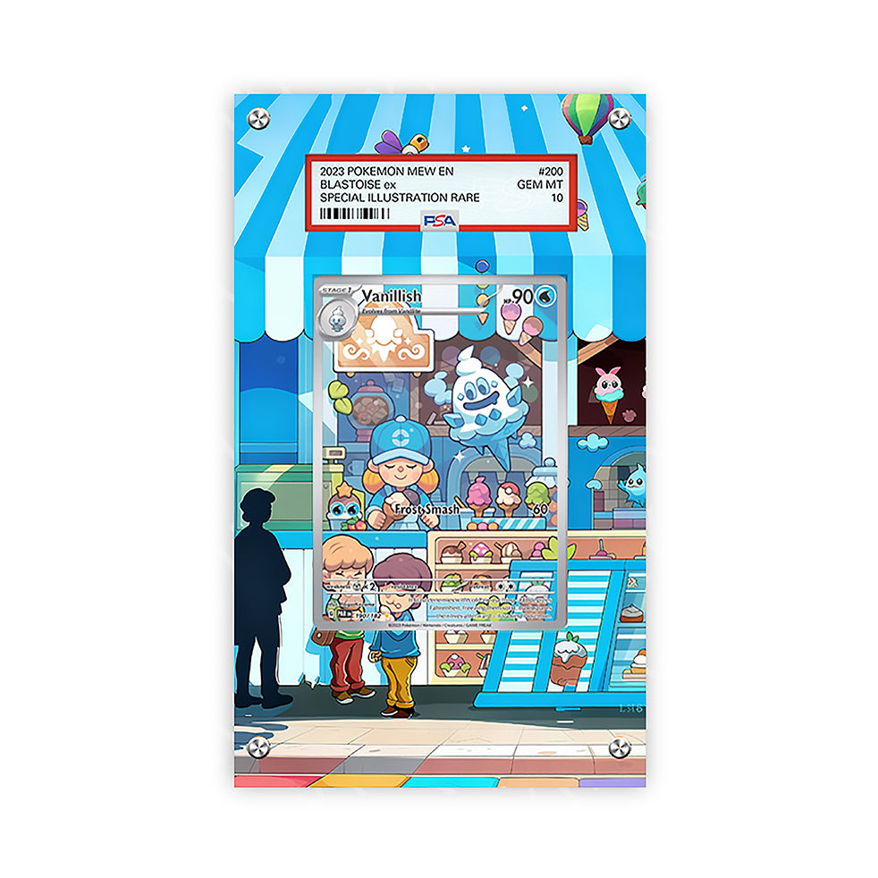 Vanillish 190/182 - Pokémon Extended Artwork Protective Card Display Case Psa/raw