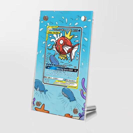 Magikarp & Wailord GX - Pokémon Extended Artwork Protective Card Display Case