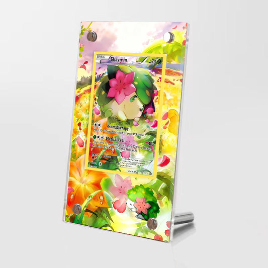 Shaymin XY115 - Pokémon Extended Artwork Protective Card Display Case
