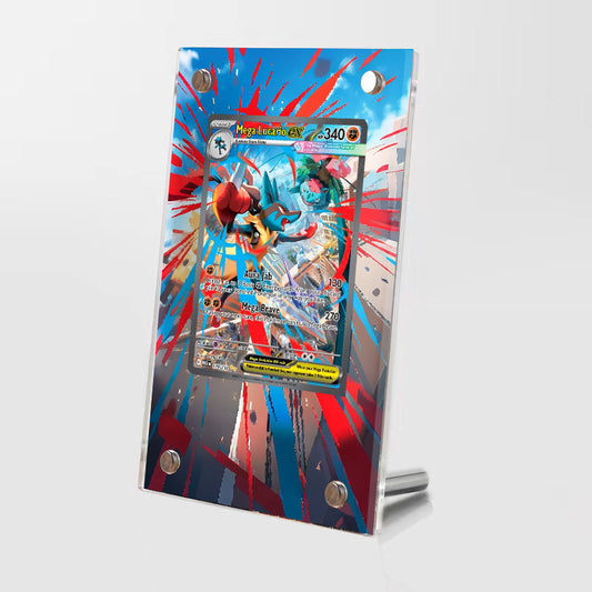 MEGA Lucario EX 179/132 - Pokémon Extended Artwork Protective Card Display Case