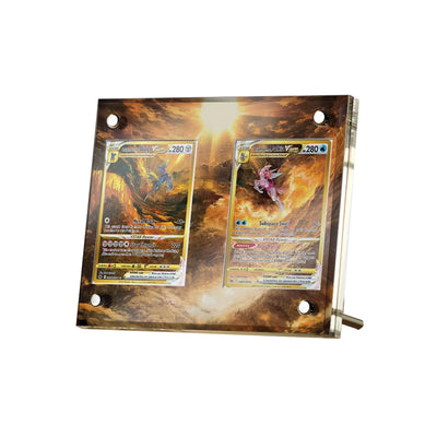Dialga & Palkia - Pokémon Large Extended Artwork Protective Card Display Case