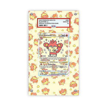 Simisear VSTAR Gg37/gg70 - Pokémon Extended Artwork Protective Card Display Case Psa/raw