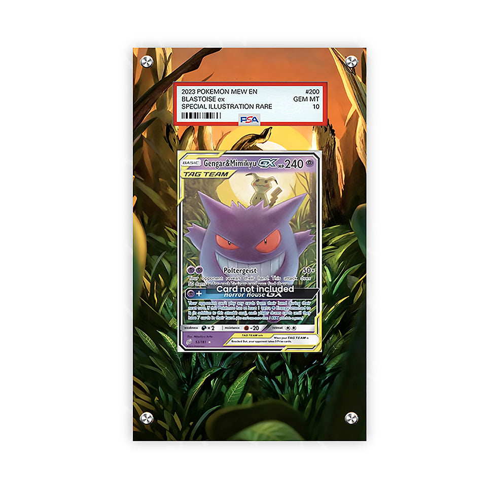 Gengar & Mimikyu GX 53/181 - Pokémon Extended Artwork Protective Card Display Case Psa/raw