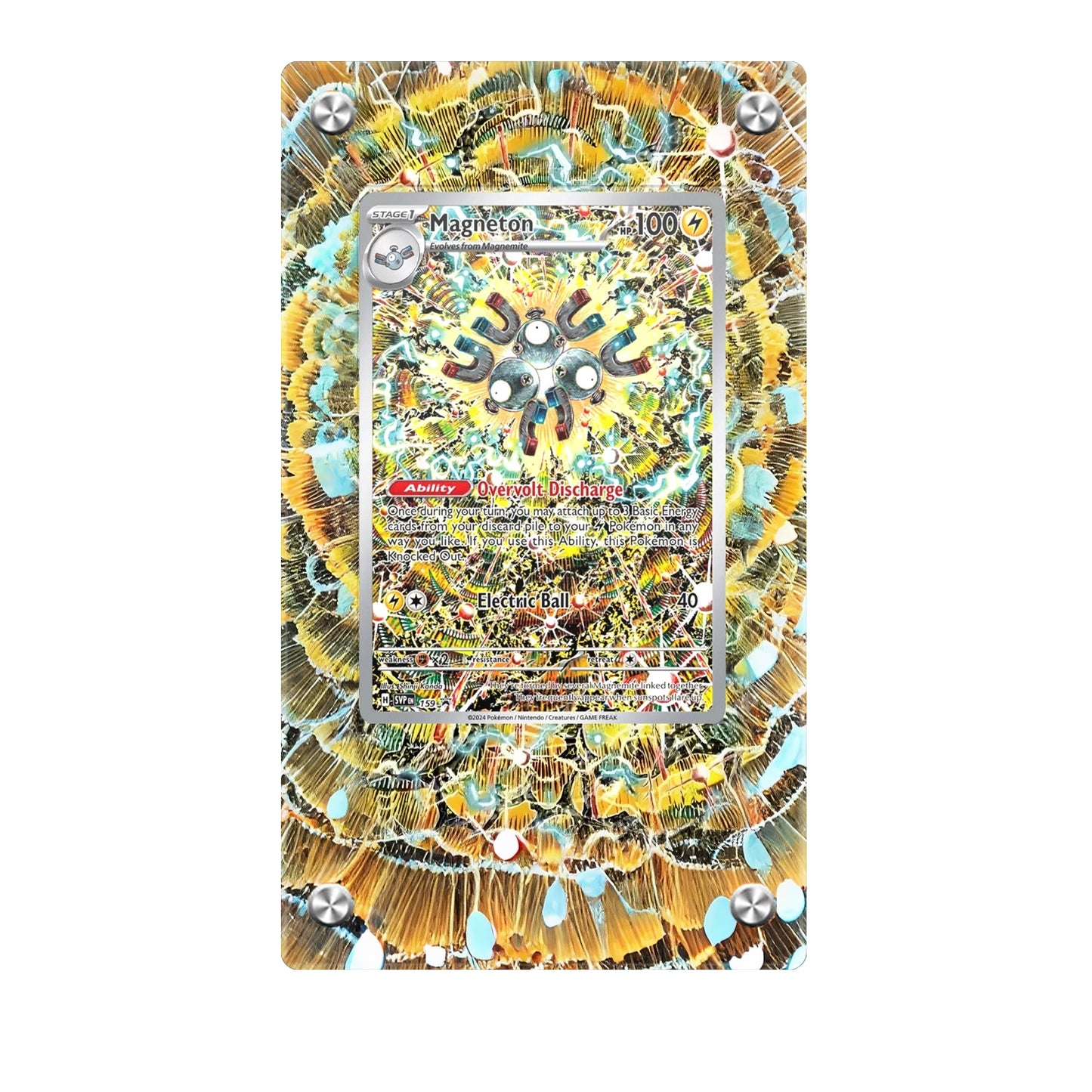 Magneton 159 - Pokémon Extended Artwork Protective Card Display Case