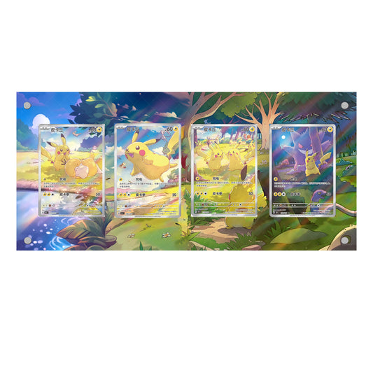 Pikachu Chinese exclusives - Pokémon Extended Artwork Protective Card Display Case