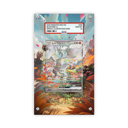 Reshiram EX 166/086 - Pokémon Extended Artwork Protective Card Display Case Psa/raw