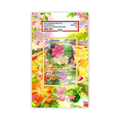 Shaymin XY115 - Pokémon PSA Extended Artwork Protective Card Display Case
