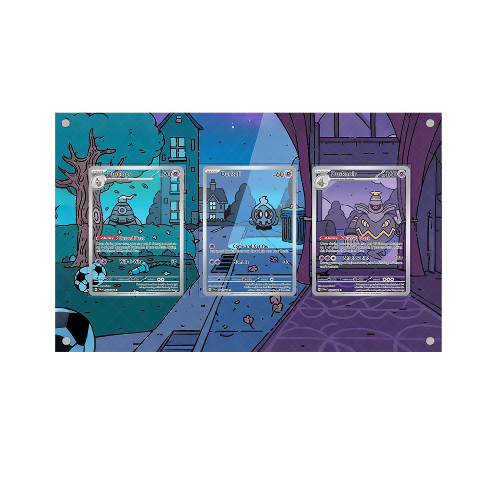 Duskull Dusclops and Dusknoir - Pokémon Extended Artwork Protective Card Display Case
