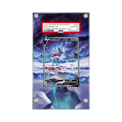 Suicune V - Gg38/gg70 - Pokémon Extended Artwork Protective Card Display Case Psa/cgc/raw