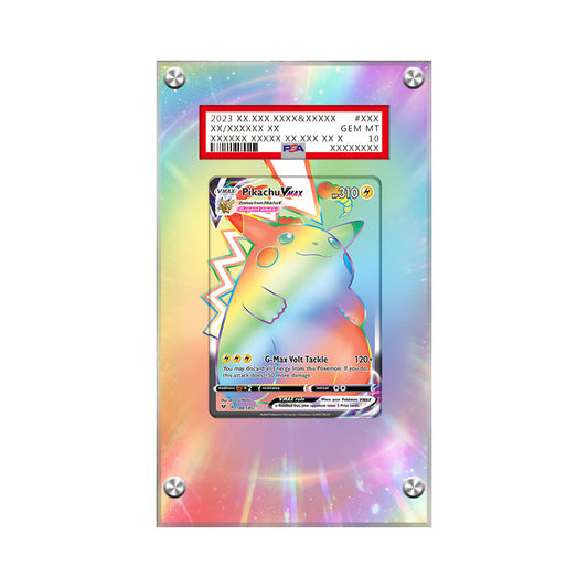 Pikachu VMAX 188/185 - Pokémon PSA Extended Artwork Protective Card Display Case