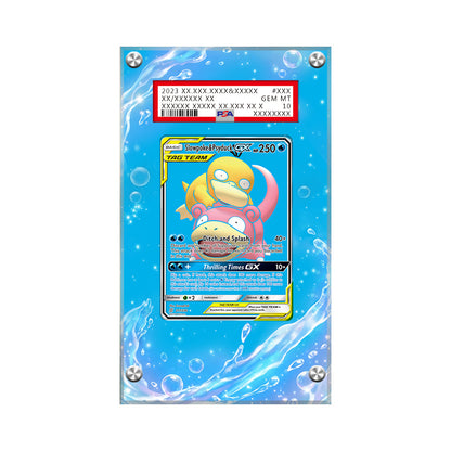 Psyduck & Slowpoke GX 217/236 - Pokémon PSA Extended Artwork Protective Card Display Case