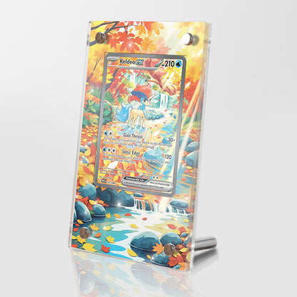 Keldeo ex – 167/086 - Pokémon Extended Artwork Protective Card Display Case