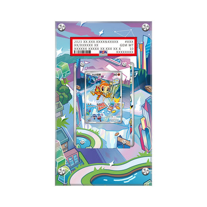 Chimchar - Mep41 - Pokémon Extended Artwork Protective Card Display Casepsa/cgc/raw