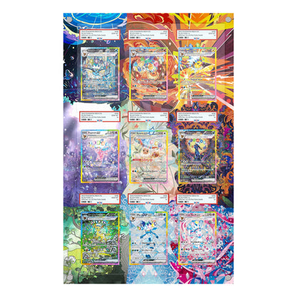 9 Card Prismatic Evolution - Pokémon Extended Artwork Protective Card Wall Frame