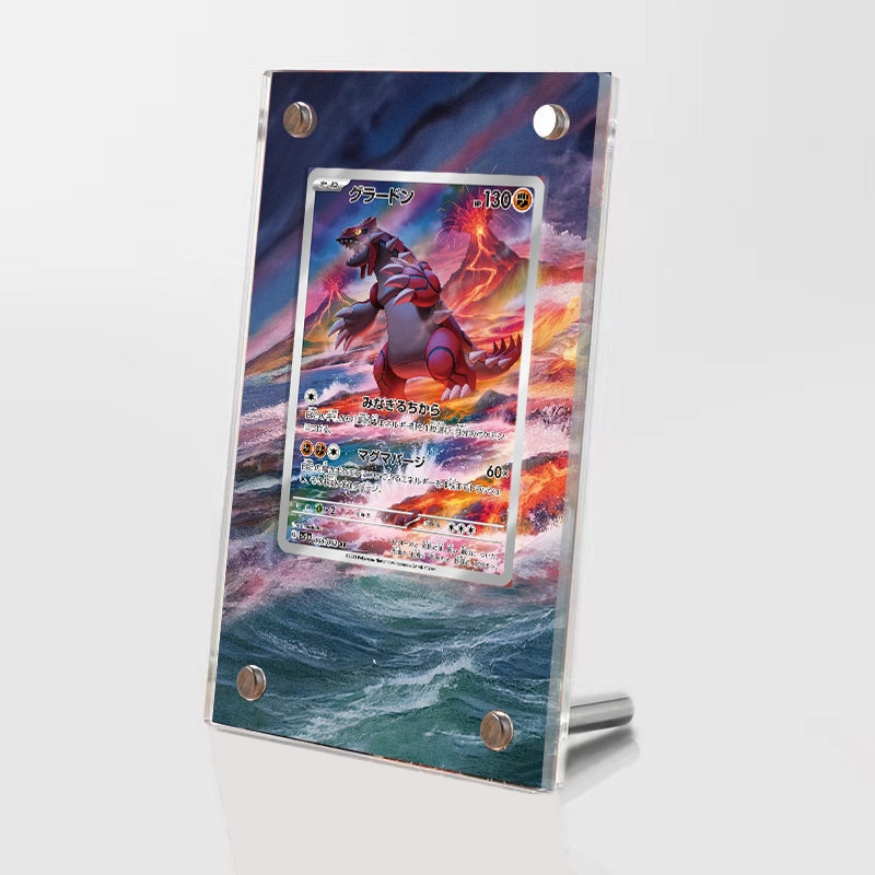 Groudon 199/182 - Pokémon Extended Artwork Protective Card Display Case