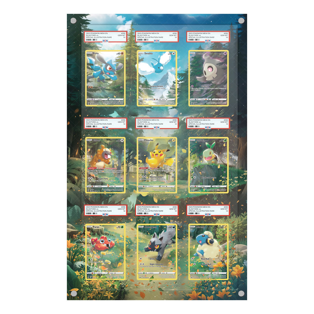 Crown Zenith Galarian Set - Pokémon Extended Artwork Protective Card Wall Frame
