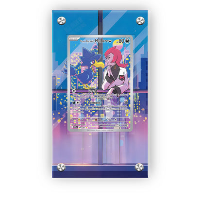 Team Rocket's Murkrow 205/193 - Pokémon Extended Artwork Protective Card Display Case