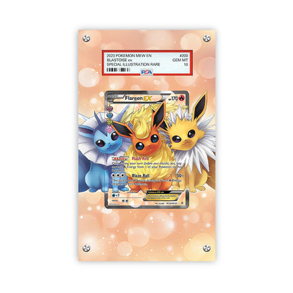 Flareon EX RC28/RC32 - Pokémon PSA Extended Artwork Protective Card Display Case