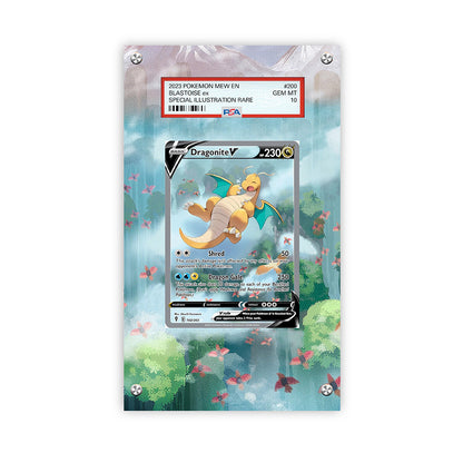 Dragonite V 192/203 - Pokémon PSA Extended Artwork Protective Card Display Case