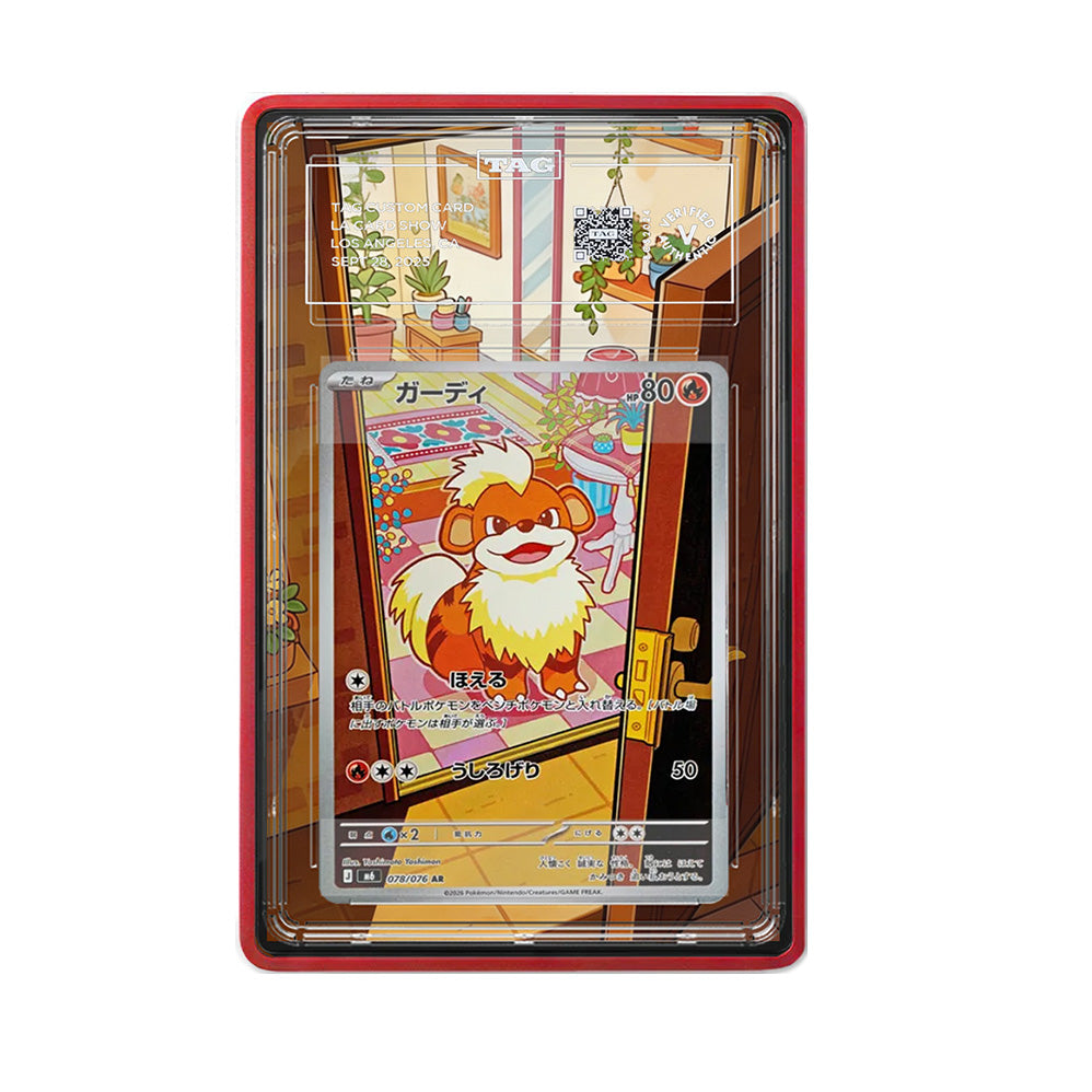 Growlithe AR 078/076 - Gradeguardian Extended Artwork For Psa / Cgc / Bgs / Tag