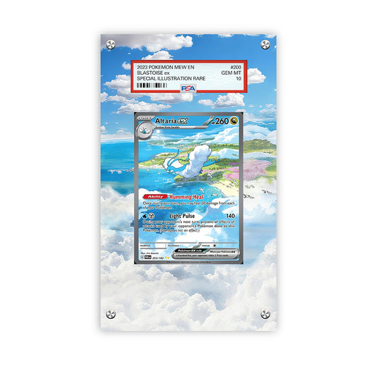 Altaria ex 253/182 - Pokémon PSA Extended Artwork Protective Card Display Case