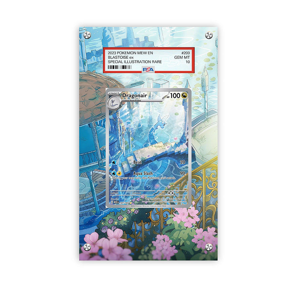 Dragonair 181/165 - Pokémon Extended Artwork Protective Card Display Case Psa/cgc/tag/raw