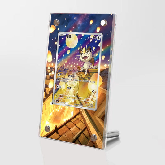 Meowth CBB3C-02 - Pokémon Extended Artwork Protective Card Display Case
