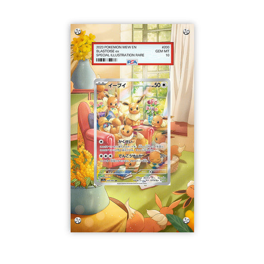 Eevee 191/167 - Pokémon PSA Extended Artwork Protective Card Display Case