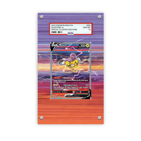 Raikou V GG41/GG70 - Pokémon PSA Extended Artwork Protective Card Display Case