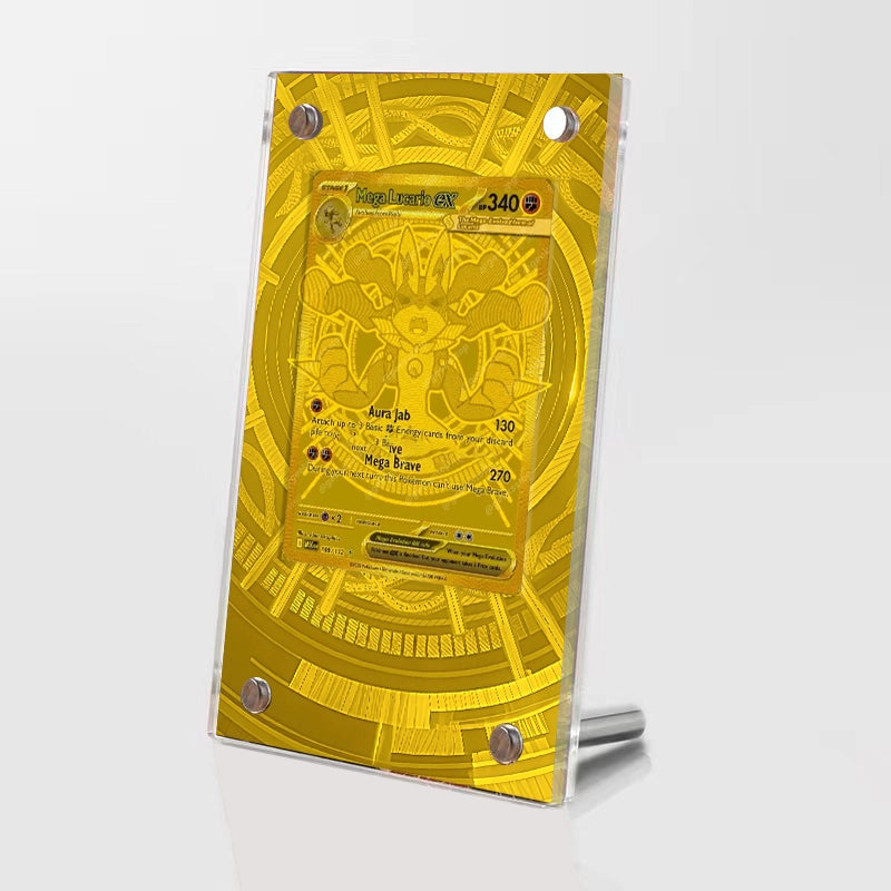 Mega Lucario ex 188/132 - Pokémon Extended Artwork Protective Card Display Case