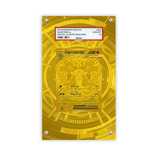 Mega Lucario ex 188/132 - Pokémon PSA Extended Artwork Protective Card Display Case