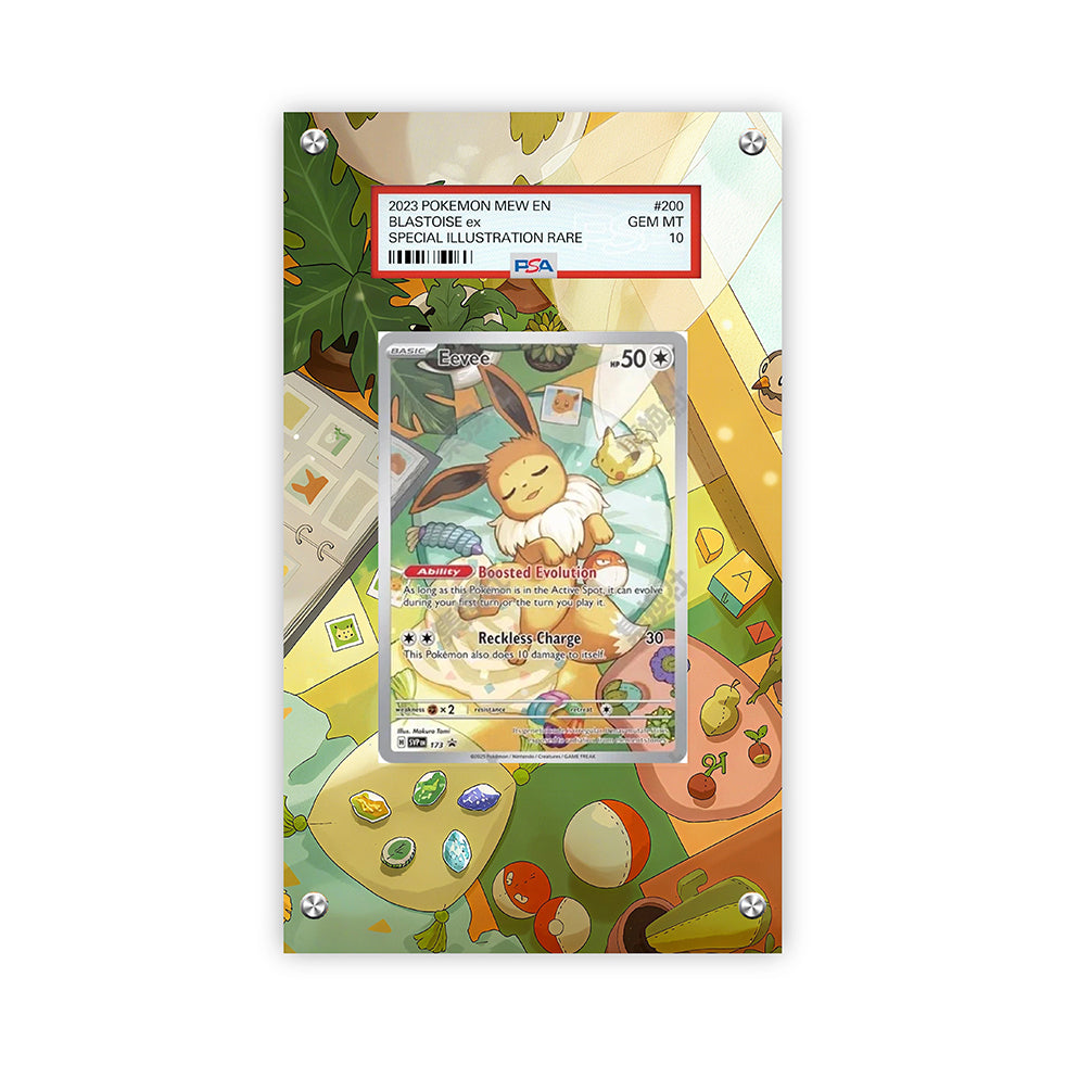 Eevee 173 - Pokémon PSA Extended Artwork Protective Card Display Case