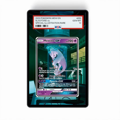 Mewtwo GX 78/73  - Gradeguardian Extended Artwork For Psa / Cgc / Bgs / Tag
