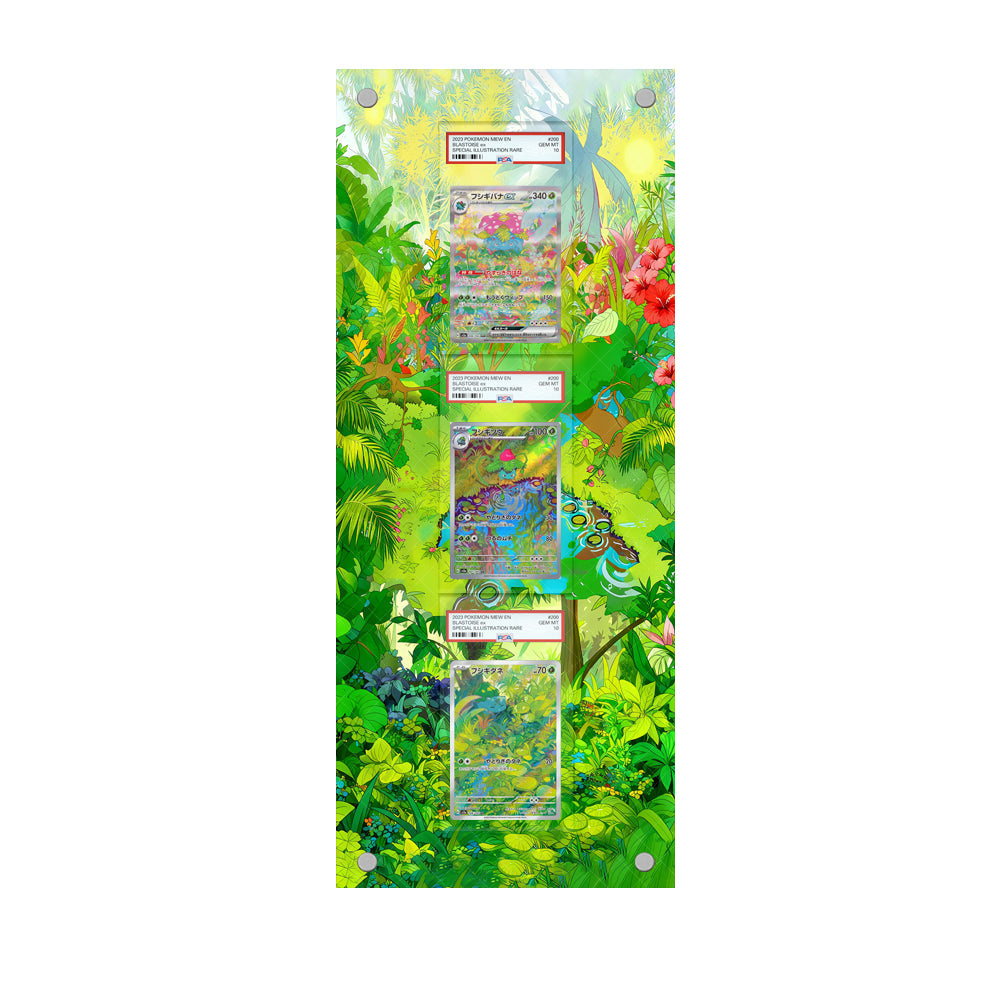 Bulbasaur Ivysaur Venusaur - Pokémon Extended Artwork Protective Card Wall Frame