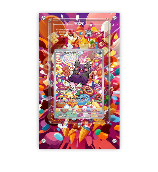 Morpeko 206/182 - Pokémon Extended TAG Artwork Protective Card Display Case