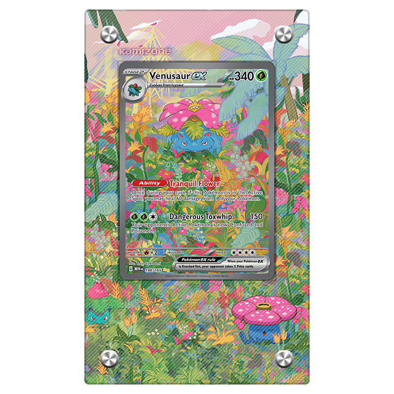 Venusaur ex 198/165 - Pokémon Extended Artwork Protective Display Case