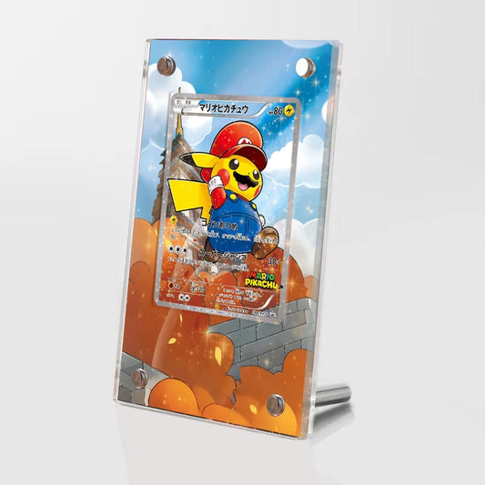 Mario Pikachu 294/XY-P - Pokémon Extended Artwork Protective Card Display Case