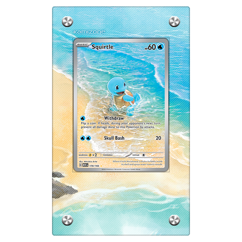 Squirtle 170/165 - Pokémon Extended Artwork Protective Display Case