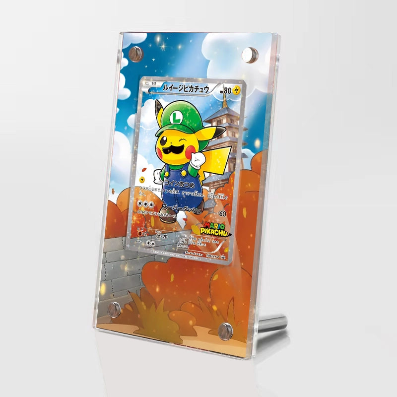 Luigi Pikachu 295/XY-P - Pokémon Extended Artwork Protective Card Display Case