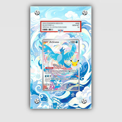 Articuno 132/128 - Pokémon Extended Artwork Protective Card Display Case Psa/cgc/tag/raw