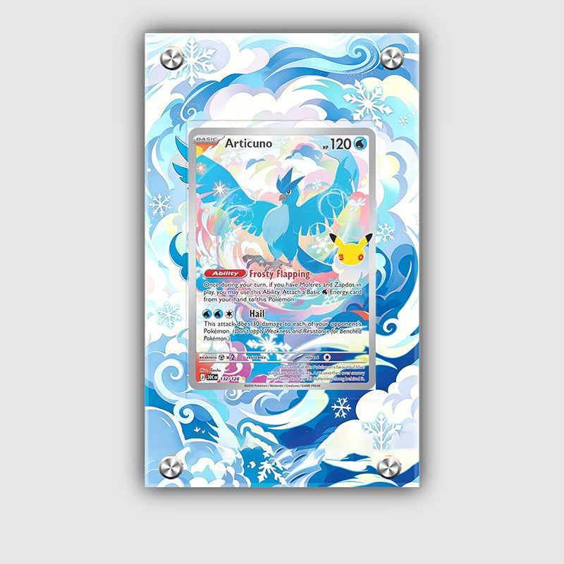 Articuno 132/128 - Pokémon Extended Artwork Protective Card Display Case Psa/cgc/tag/raw