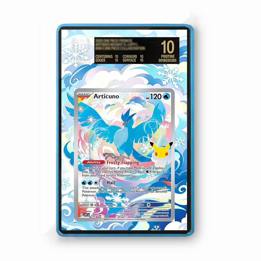 Articuno 132/128 - Gradeguardian Extended Artwork For Psa / Cgc / Bgs / Tag