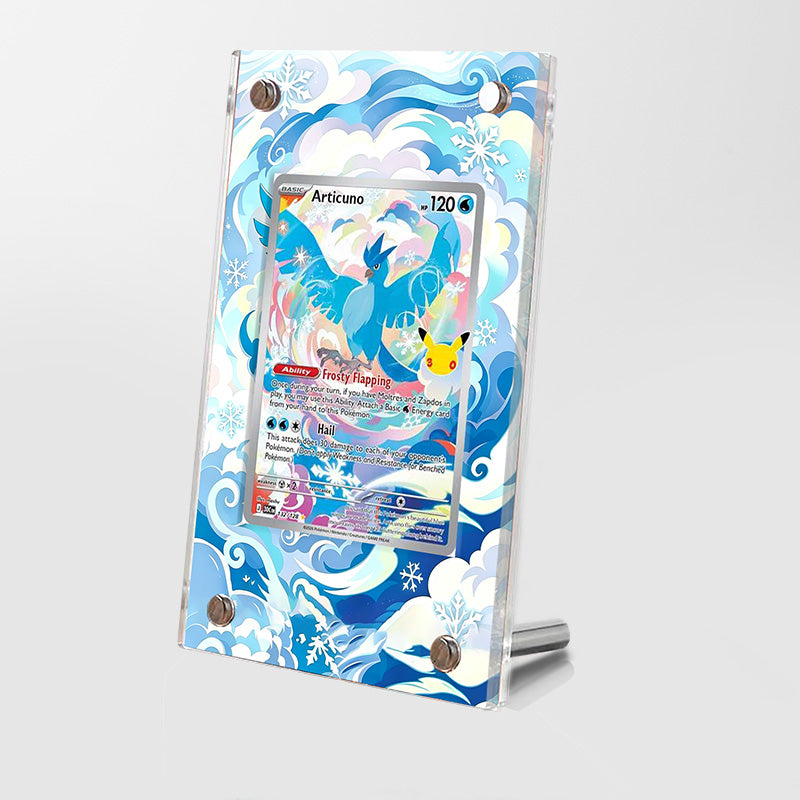 Articuno 132/128 - Pokémon Extended Artwork Protective Card Display Case Psa/cgc/tag/raw