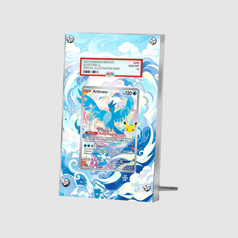 Articuno 132/128 - Pokémon Extended Artwork Protective Card Display Case Psa/cgc/tag/raw