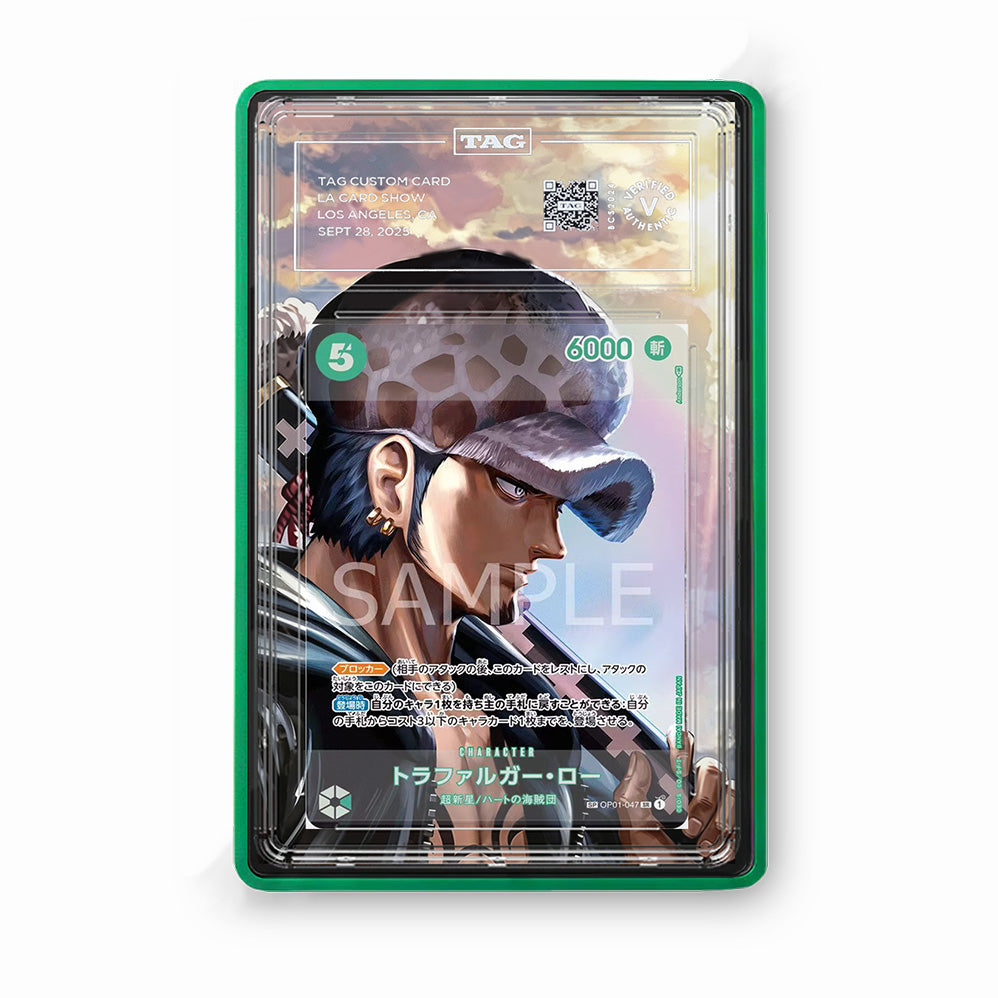 Trafalgar Law OP01-047 - Gradeguardian Extended Artwork For Psa / Cgc / Bgs / Tag
