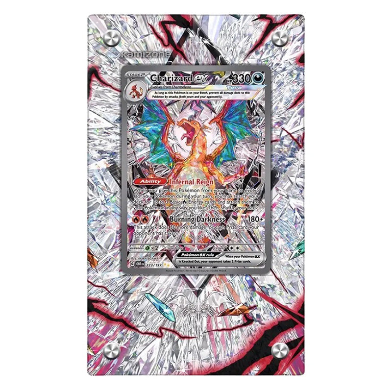Charizard EX 223/197 Pokémon Extended Artwork Protective Card Display Case