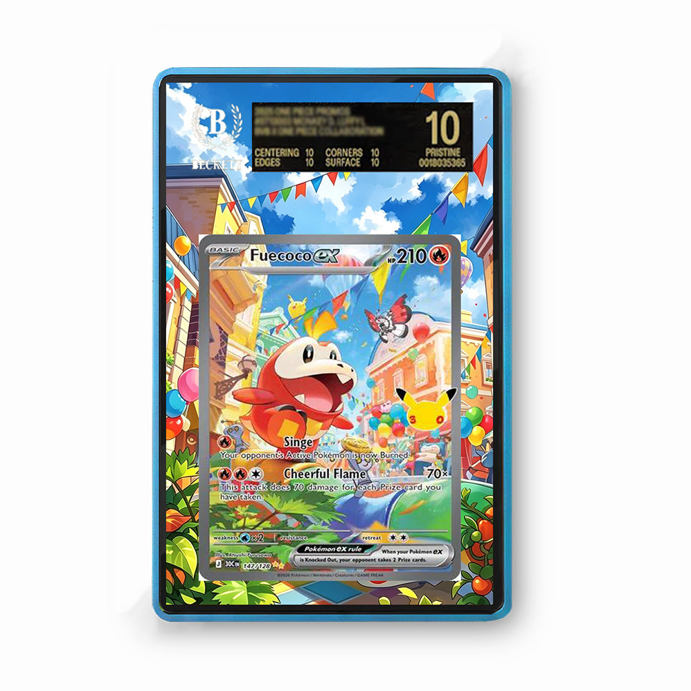 Fuecoco ex 147/128 30th Anniversary - Gradeguardian Extended Artwork For Psa / Cgc / Bgs / Tag