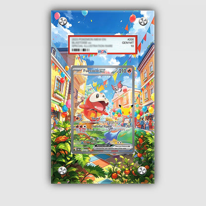 Fuecoco ex 147/128 30th Anniversary - Pokémon Extended Artwork Protective Card Display Case Psa/cgc/tag/raw
