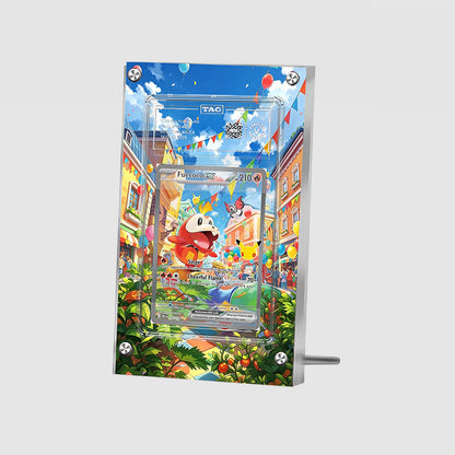Fuecoco ex 147/128 30th Anniversary - Pokémon Extended Artwork Protective Card Display Case Psa/cgc/tag/raw
