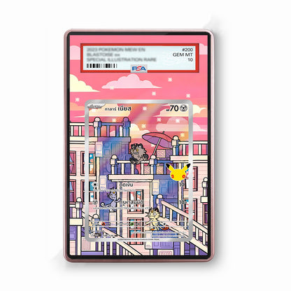 Galarian Meowth 141/128 30th Anniversary - Gradeguardian Extended Artwork For Psa / Cgc / Bgs / Tag